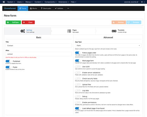 chronoforms joomla.